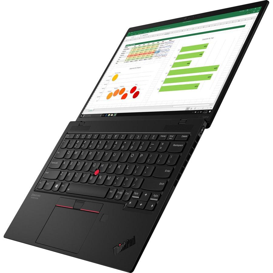 Lenovo Thinkpad X1 Nano Notebook 33 Cm (13") 2K Ultra Hd Intel® Core™ I7 16 Gb Lpddr4X-Sdram 256 Gb Ssd Wi-Fi 6 (802.11Ax) Windows 10 Pro Black