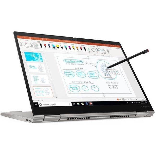 Lenovo Thinkpad X1 Titanium Yoga Gen 1 20Qa00A1Us 13.5" Touchscreen Convertible 2 In 1 Notebook - Qhd - 2256 X 1504 - Intel Core I5 11Th Gen I5-1130G7 Quad-Core (4 Core) 1.80 Ghz - Intel Evo Platform - 16 Gb Total Ram - 16 Gb On-Board Memory - 256 Gb Ssd