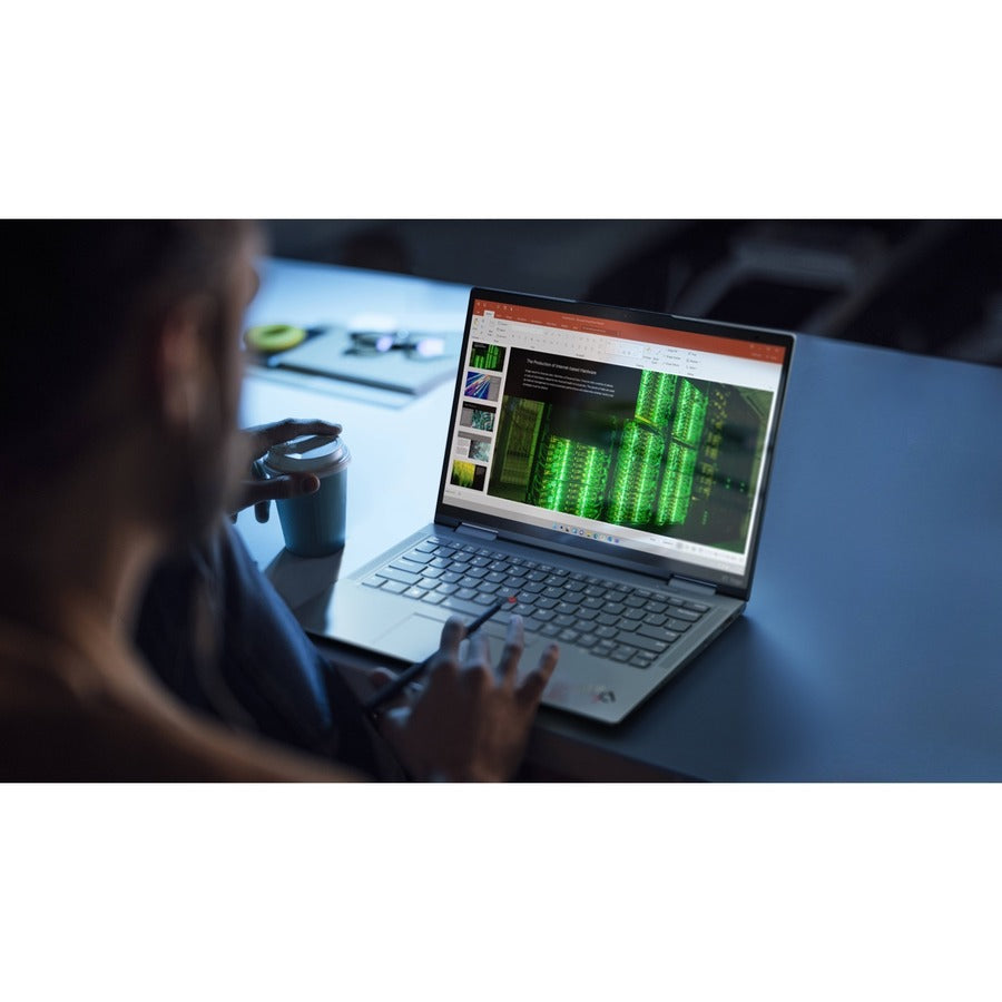 Lenovo Thinkpad X1 Yoga Gen 7 21Cd0046Us 14" Touchscreen Convertible 2 In 1 Notebook - Wuxga - 1920 X 1200 - Intel Core I7 12Th Gen I7-1255U Deca-Core (10 Core) - 16 Gb Total Ram - 512 Gb Ssd - Storm Gray