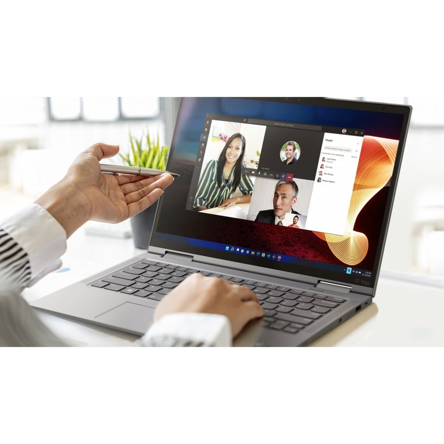 Lenovo Thinkpad X1 Yoga Gen 7 21Cd0047Us 14" Touchscreen Convertible 2 In 1 Notebook - Hd - 1366 X 768 - Intel Core I7 12Th Gen I7-1265U Deca-Core (10 Core) - 16 Gb Total Ram - 512 Gb Ssd - Storm Gray