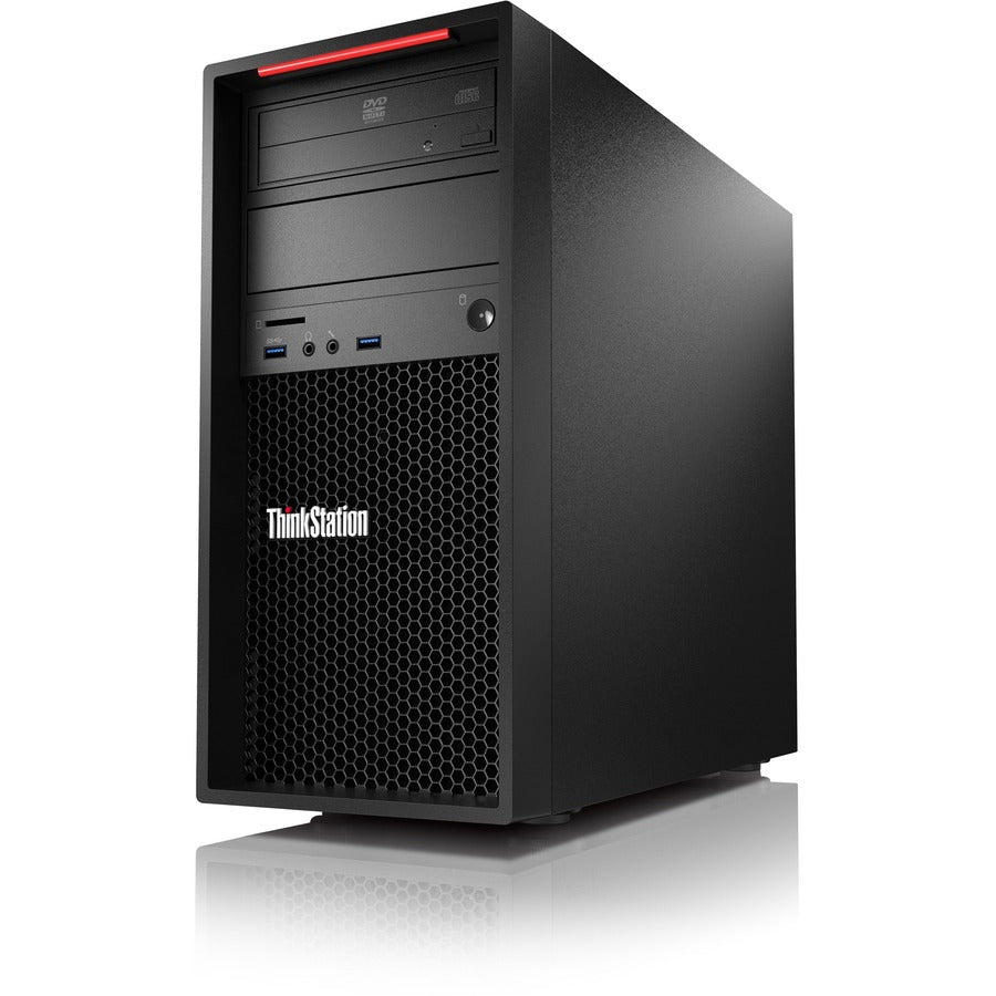 Lenovo Thinkstation P300 30Ag003Nus Workstation - 1 X Intel Xeon Quad-Core (4 Core) E3-1246 V3 3.50 Ghz - 8 Gb Ddr3 Sdram Ram - 180 Gb Ssd - Mini-Tower