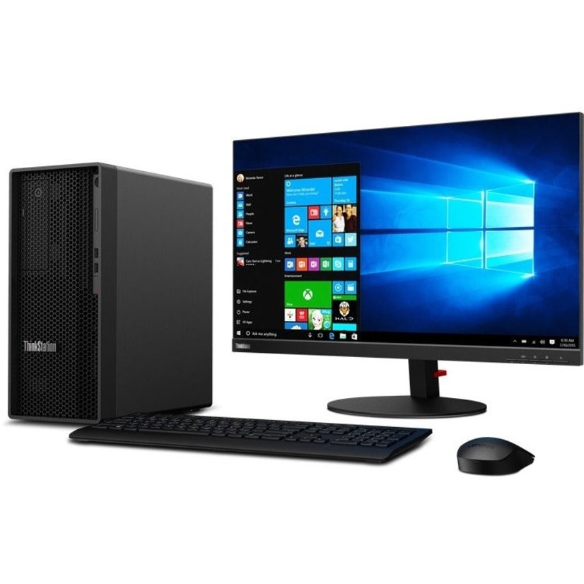 Lenovo Thinkstation P340 30Dh00Jeus Workstation - 1 X Intel Octa-Core (8 Core) I7-10700K 3.80 Ghz - 16 Gb Ddr4 Sdram Ram - 512 Gb Ssd - Tower - Raven Black