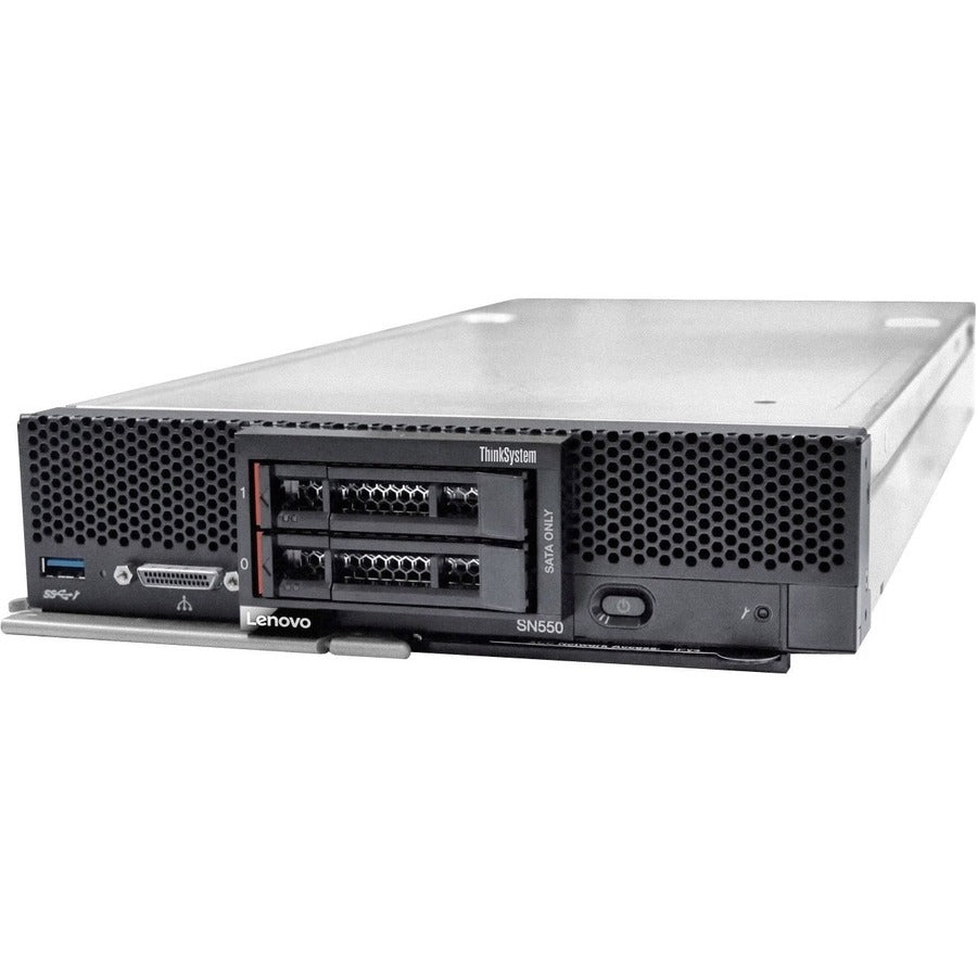 Lenovo ThinkSystem SN550 7X16A07MNA Blade Server - 1 x Intel Xeon Silver 4208 2.10 GHz - 32 GB RAM - Serial ATA/600, Serial Attached SCSI (SAS) Controller