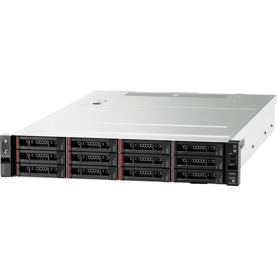 Lenovo Thinksystem Sr590 Server 2.1 Ghz 32 Gb Rack (2U) Intel Xeon Silver 750 W Ddr4-Sdram