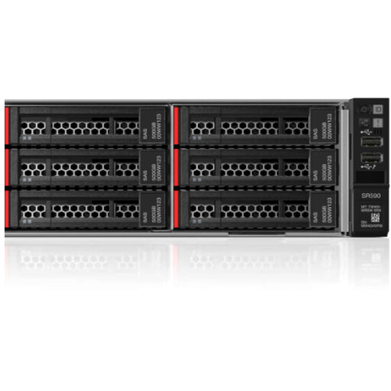 Lenovo Thinksystem Sr590 Server 2.1 Ghz 32 Gb Rack (2U) Intel Xeon Silver 750 W Ddr4-Sdram