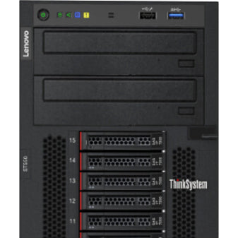 Lenovo ThinkSystem ST550 7X10A0BKNA 4U Tower Server - 1 x Intel Xeon Silver 4208 2.10 GHz - 16 GB RAM - 12Gb/s SAS, Serial ATA/600 Controller