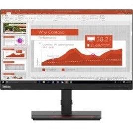 Lenovo Thinkvision T22I-20 54.6 Cm (21.5") 1920 X 1080 Pixels Full Hd Led Black