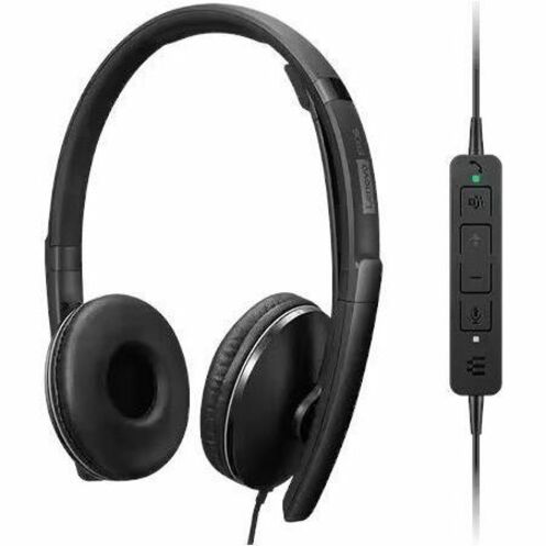 Lenovo Wired ANC Headset Gen 2 (Teams) - Stereo - USB Type C - Wired - 2.2 Kilo Ohm - 20