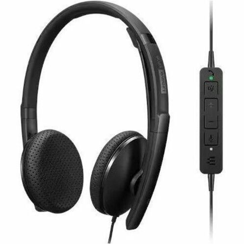 Lenovo Wired VoIP Headset (Teams) - Stereo - USB Type C - Wired - 2.2 Kilo Ohm - 20 Hz -
