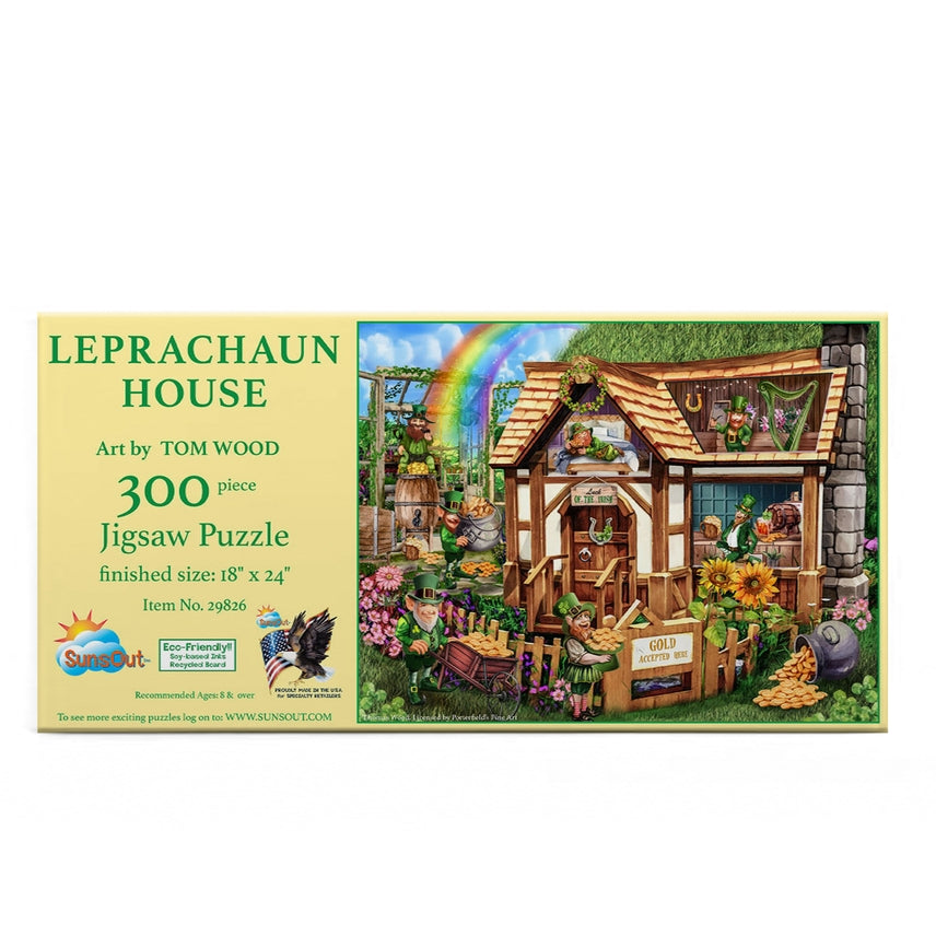 Leprechaun House 300 Piece Jigsaw Puzzle