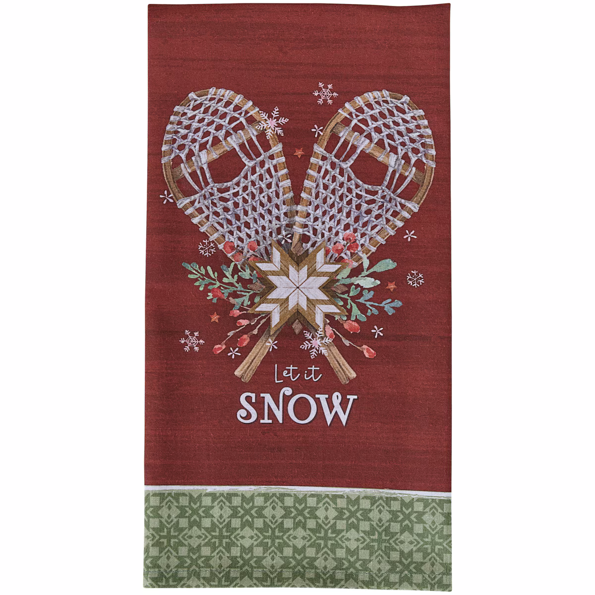 Let It Snow - Printed Dishtowel