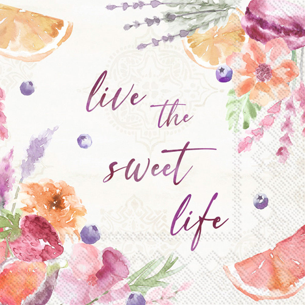 Lete Cream - Cocktail Napkin