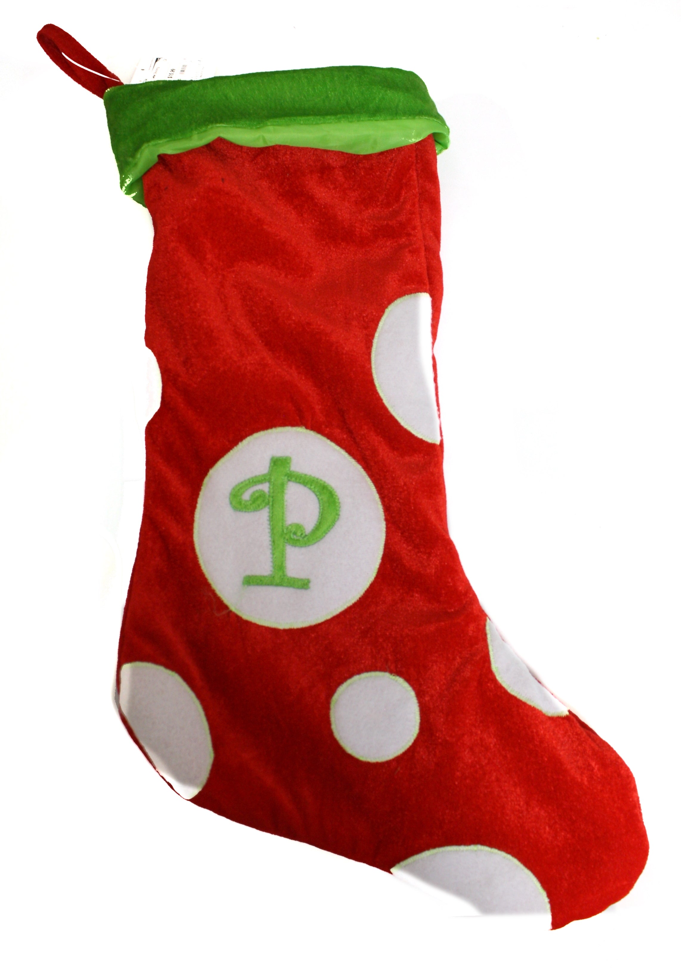 Letter Stocking P