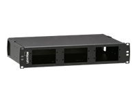 Leviton Opt-X 500i - Network device enclosure - black powder coat - 2U - 19",Leviton Opt-X 500i network device enclosure