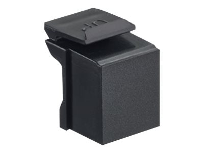 Leviton QuickPort - Modular insert (blank) - black (pack of 10)