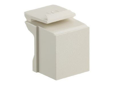 Leviton QuickPort Snap-In - Modular insert (blank) - ivory (pack of 10)