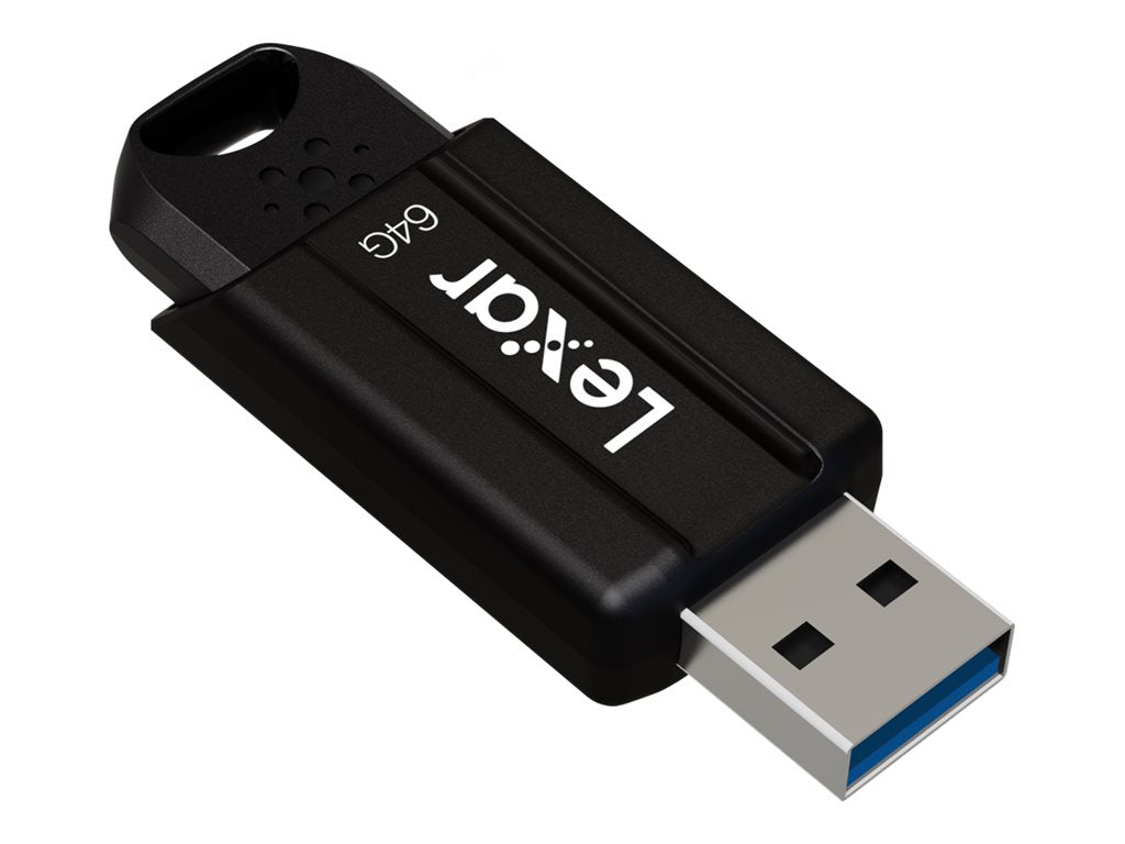 Lexar JumpDrive S80 - USB flash drive - 64 GB - USB 3.1 - black LJDS080064G-BNBNU