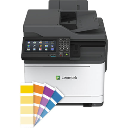 Lexmark Cx625Adhe Laser Multifunction Printer-Color-Copier/Fax/Scanner-40 Ppm Mono/Color Print-2400X600 Print-Automatic Duplex Print-100000 Pages Monthly-251 Sheets Input-Color Scanner-1200 Optical Scan-Color Fax-Gigabit Ethernet