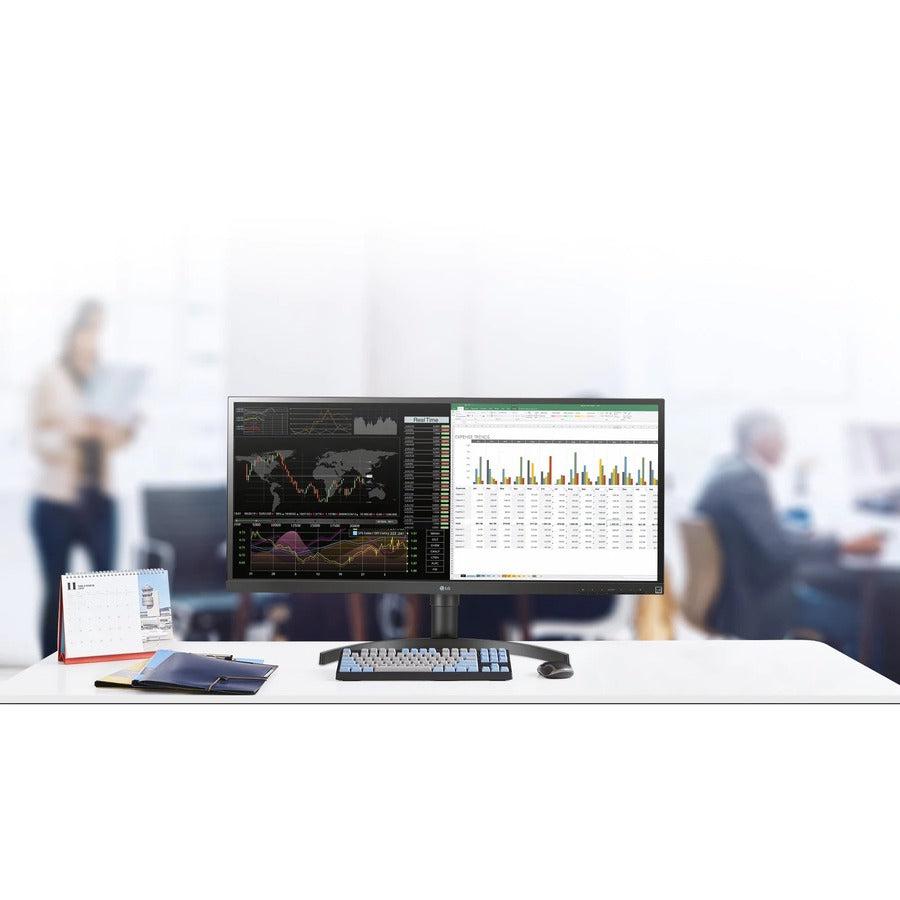 Lg 34Cn650N-6N All-In-One Pc/Workstation 86.4 Cm (34") 2560 X 1080 Pixels Intel® Celeron® 4 Gb Ddr4-Sdram 16 Gb Emmc All-In-One Thin Client Black