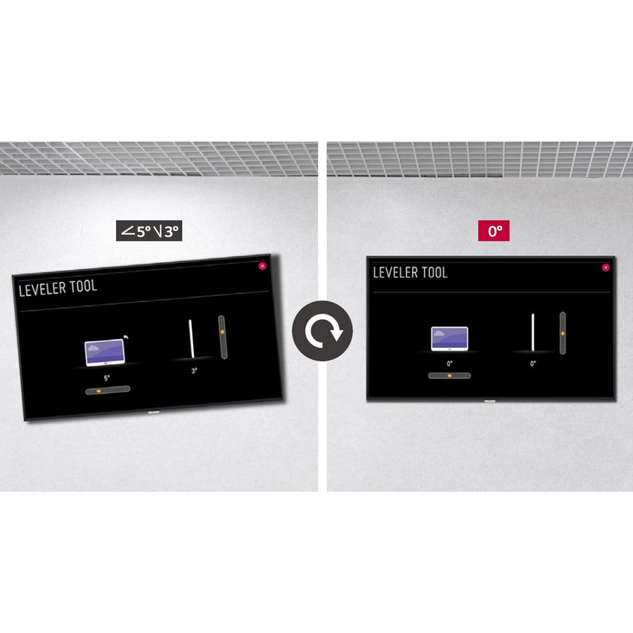 Lg 43Uh5F-H Signage Display Digital A-Board 109.2 Cm (43") Ips 500 Cd/M² 4K Ultra Hd Black Web Os 24/7