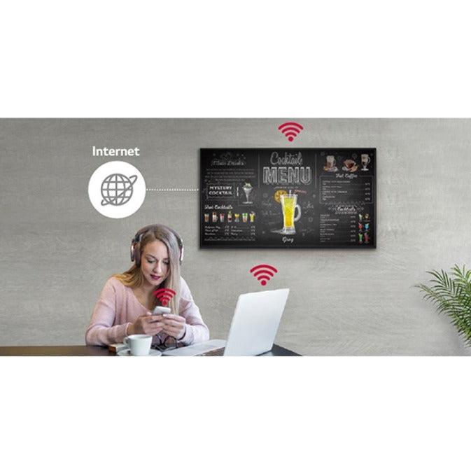 Lg 65Ul3J-E Signage Display Digital Signage Flat Panel 165.1 Cm (65") Ips 400 Cd/M² 4K Ultra Hd Blue Built-In Processor Web Os 16/7