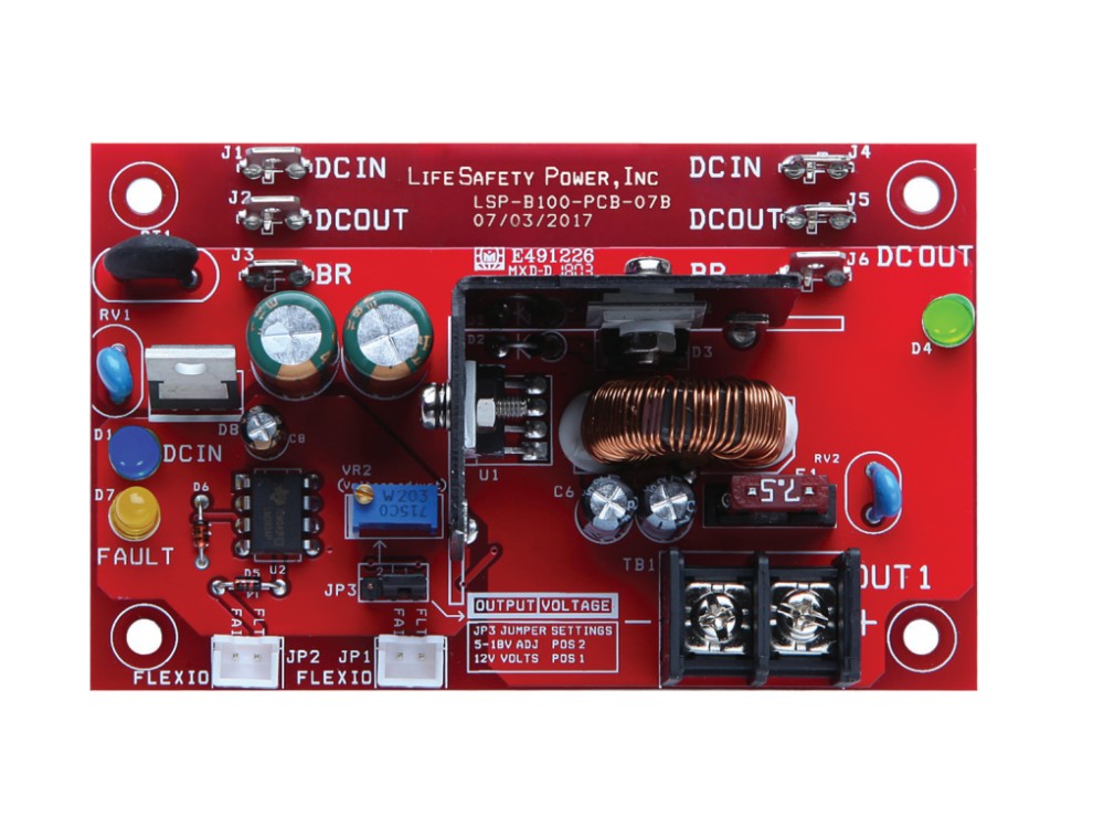 Lifesafety B100 Adjustable 12VDC Step-Down Converter for Professionals