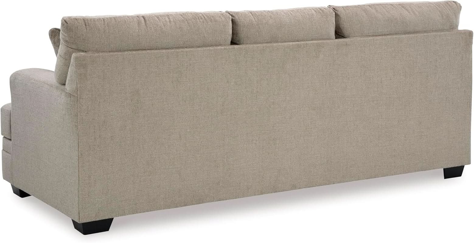 Light Brown Queen Convertible Sofa Sleeper MemoryFoam