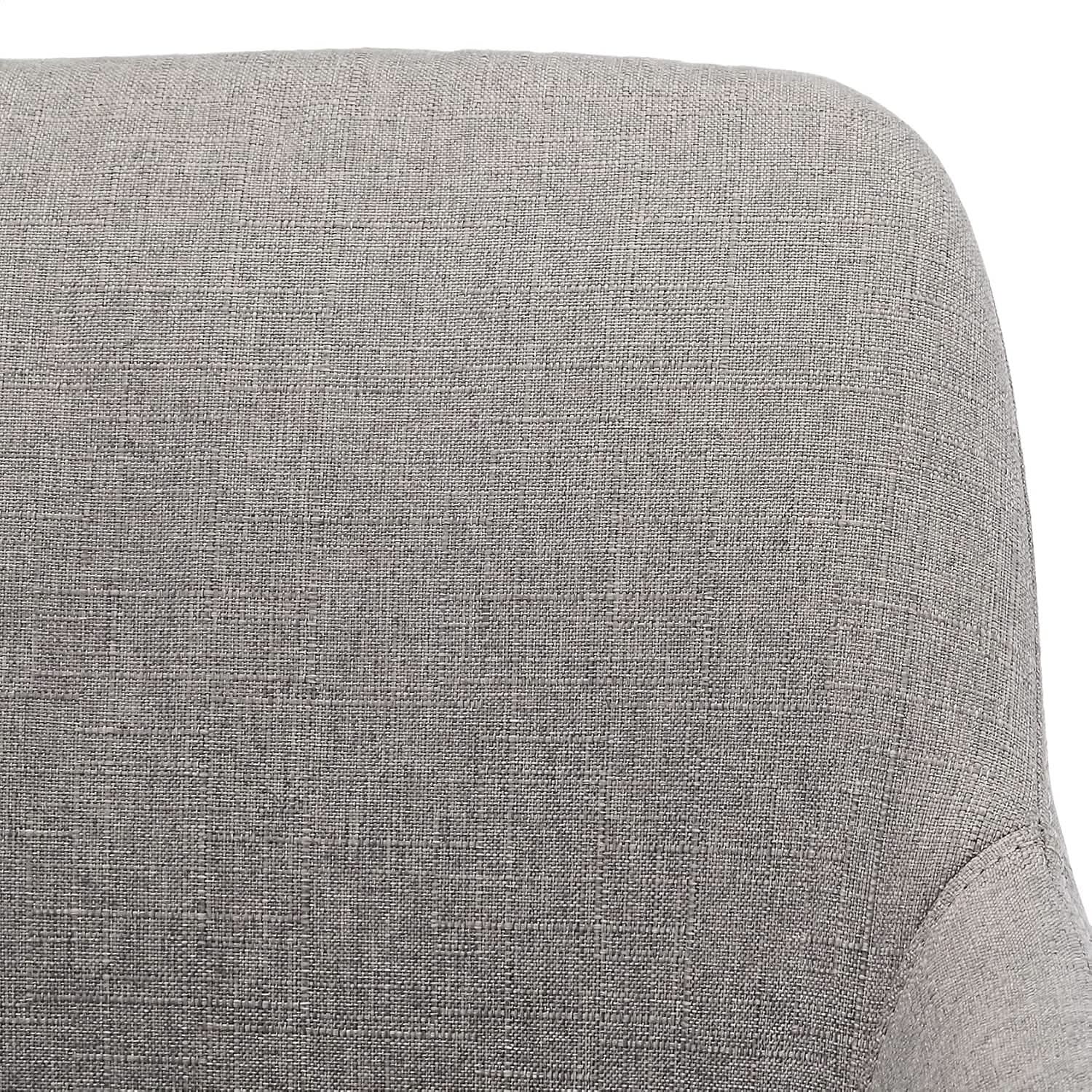 Light Gray Office Chair With 360 Swivel For Modern Home Office
