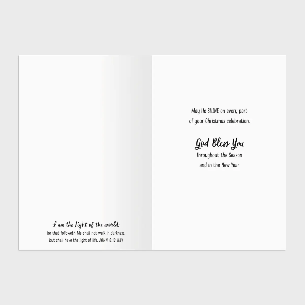 Light of the World - 18 Christmas Boxed Cards