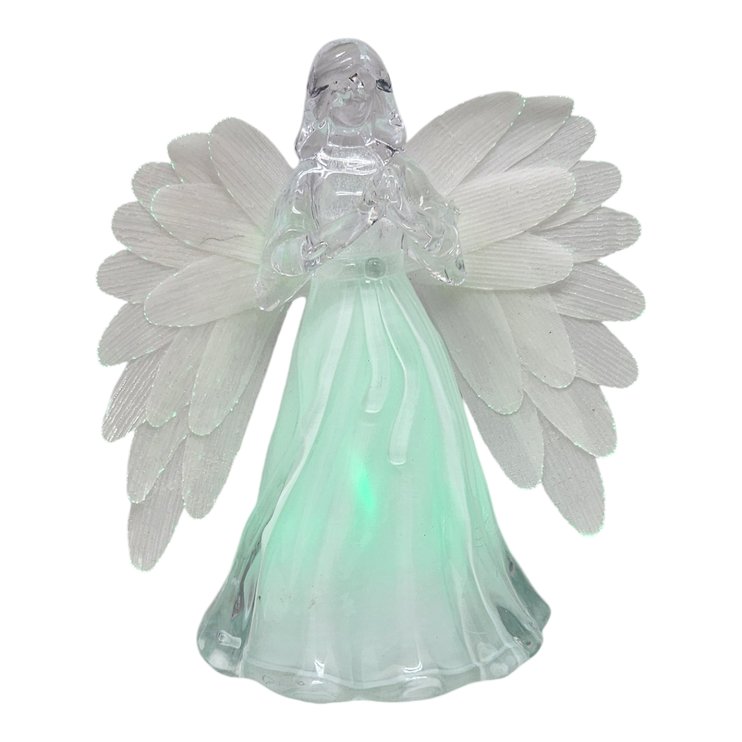 Lighted Acrylic Angel - Praying