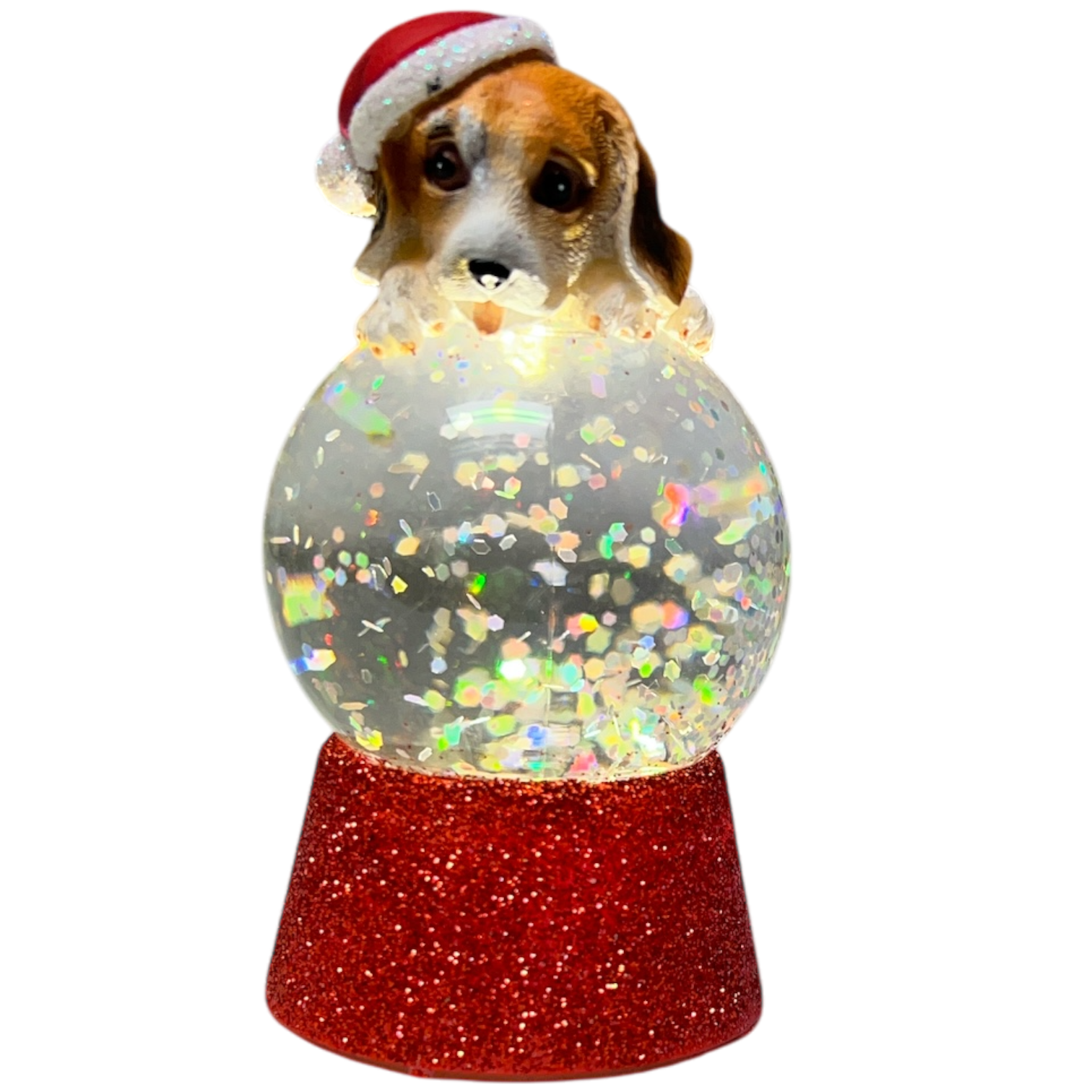 Lighted Beagle Snowglobe