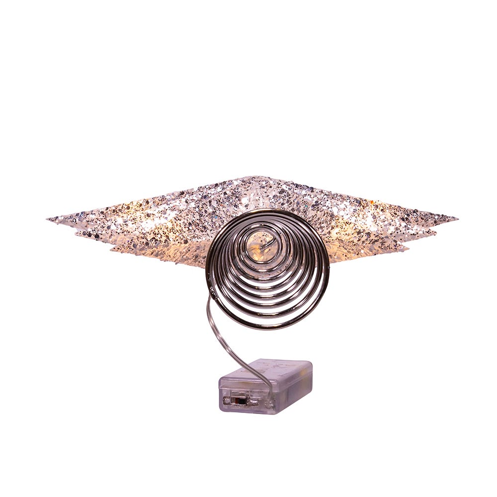 Lighted Bethlehem Star Tree Topper - 12 Inch