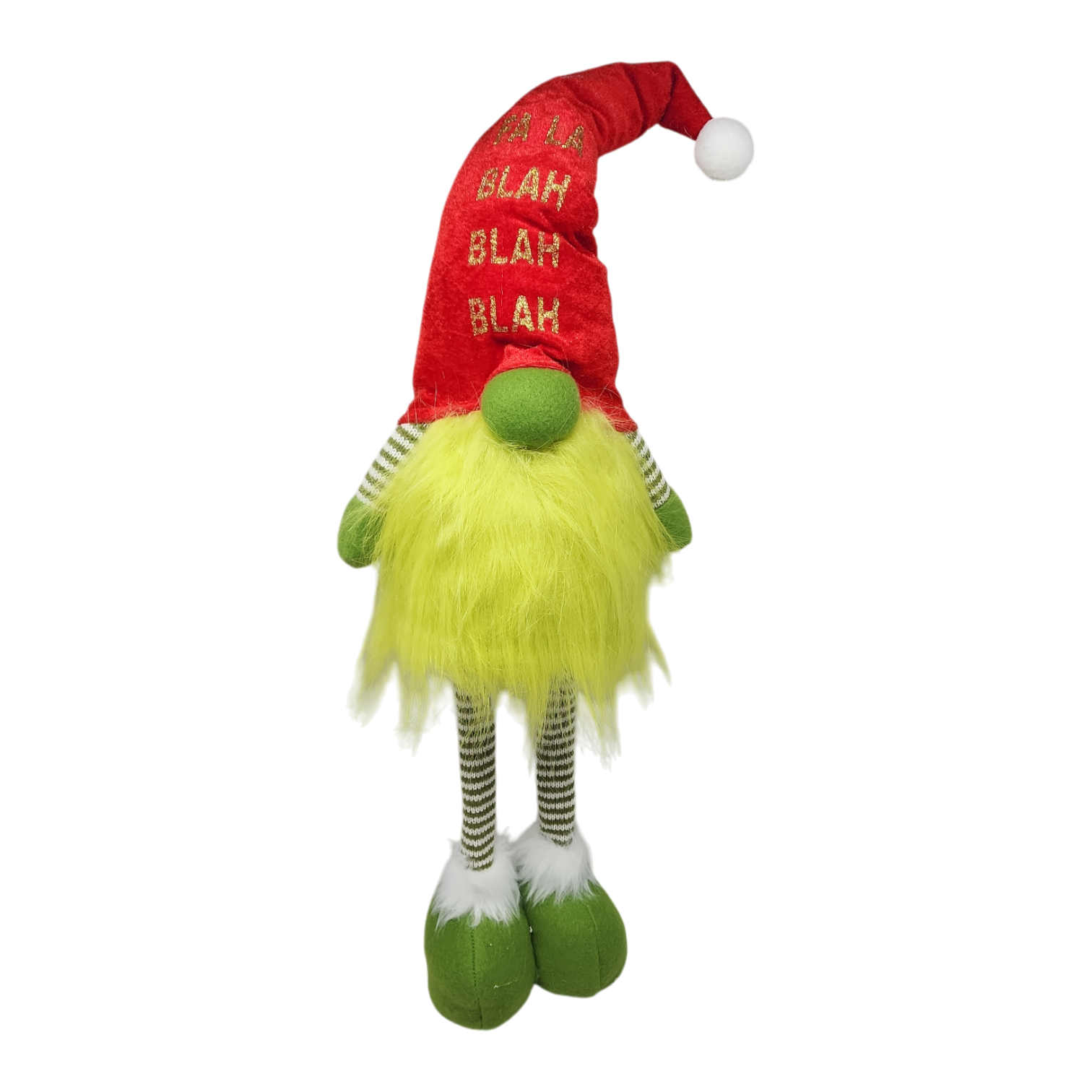 Lighted Grumpy Gnome - 2 Foot Tall - Fa La Blah Blah Blah