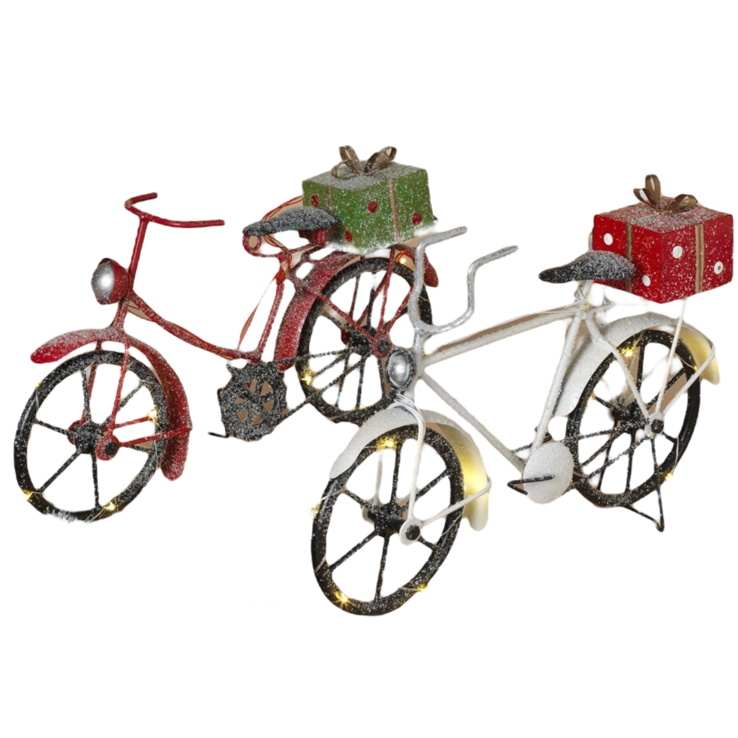 Lighted Holiday Bicycle Decoration -