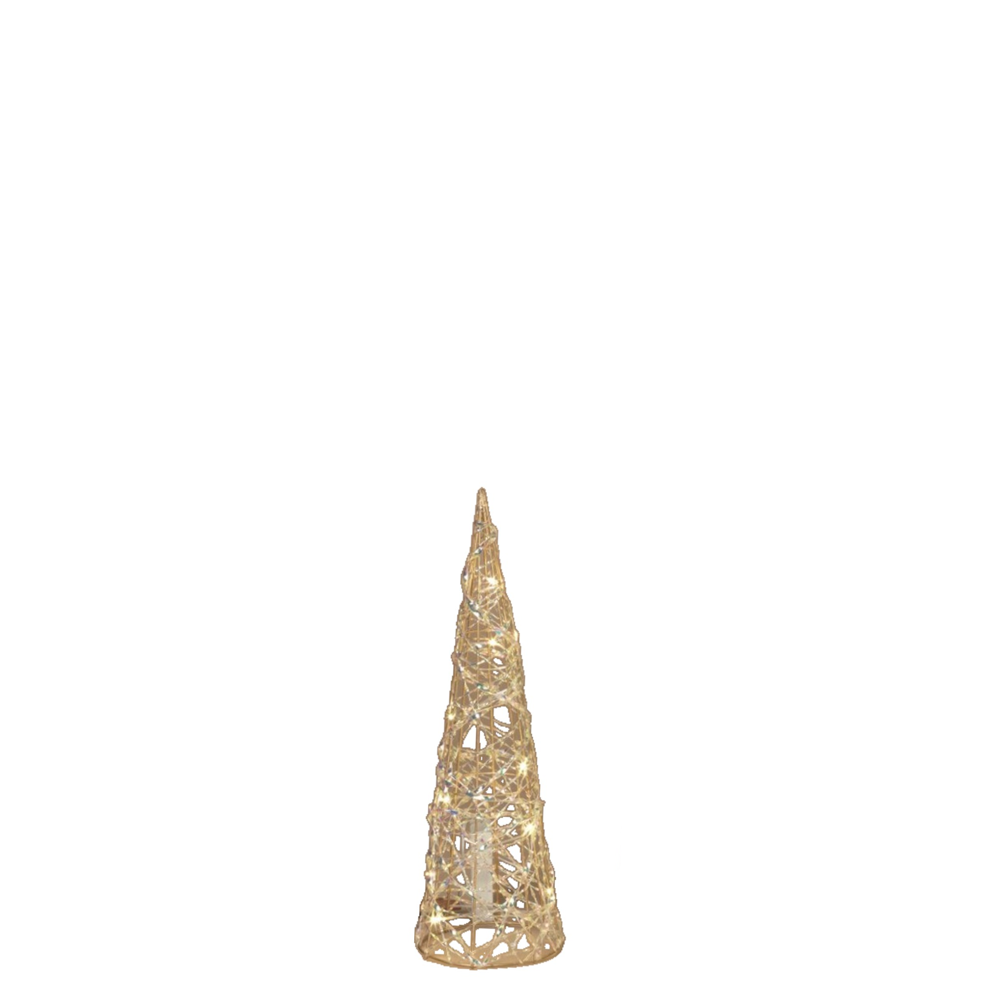 Lighted Holiday Cone Tree -