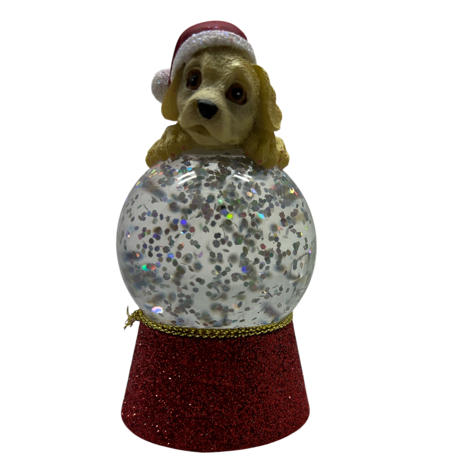 Lighted Lab Snowglobe
