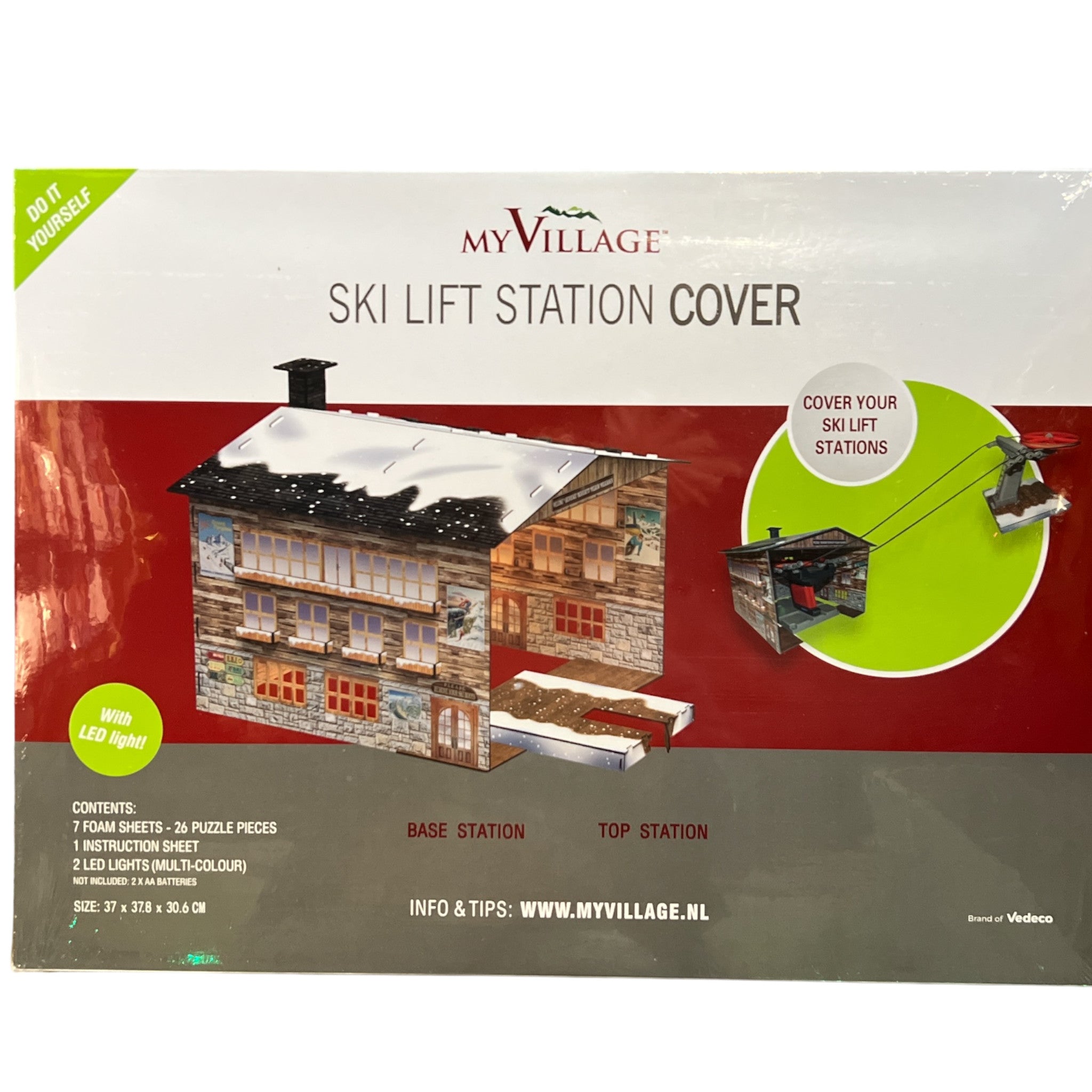 Lighted Ski Station Cover