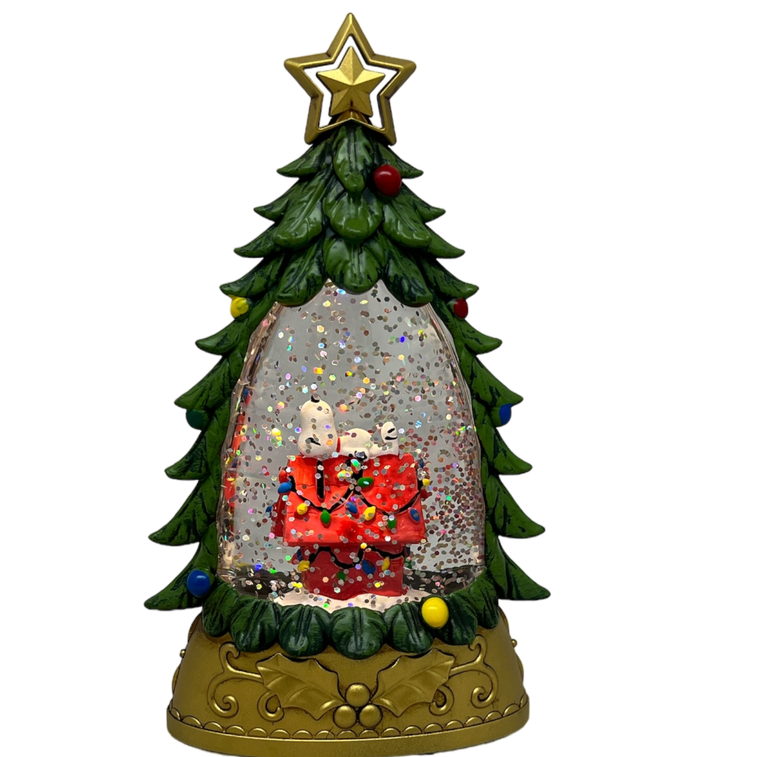 Lighted Snoopy Shimmer Tree- Snoopy On Dog House