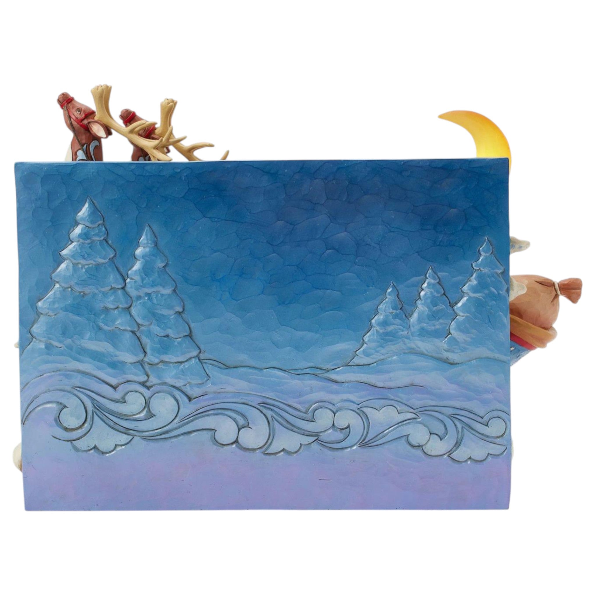 Lighted St. Nicholas is on His Way Figurine