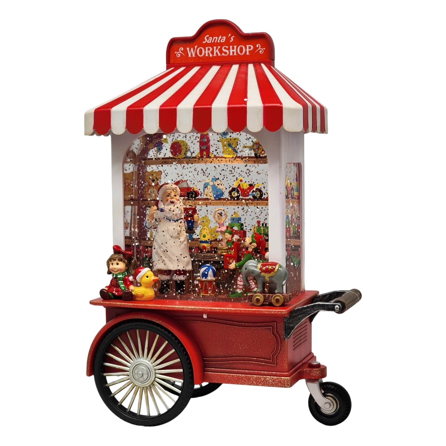 Lighted Water Globe - Santa's Workshop