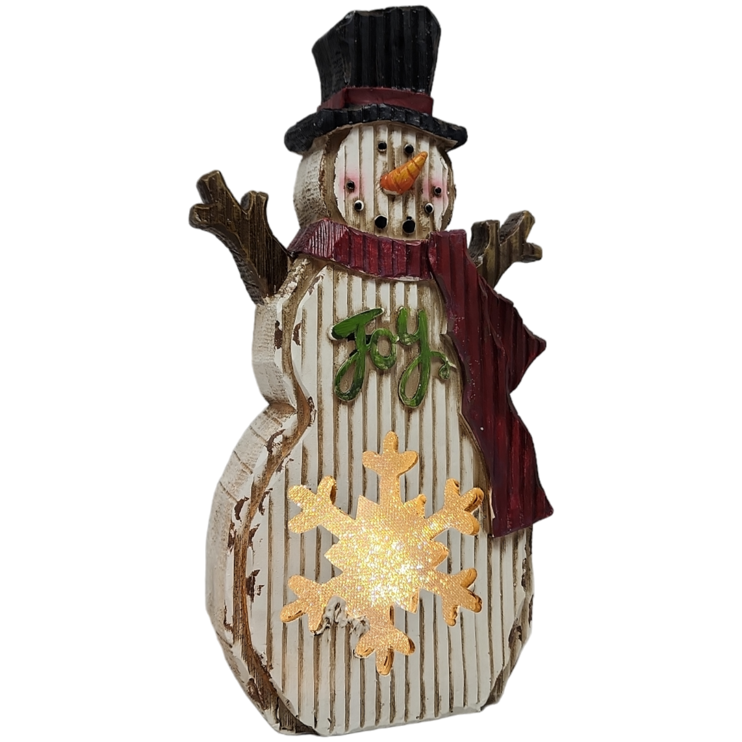 Lightup Snowman Figurine -
