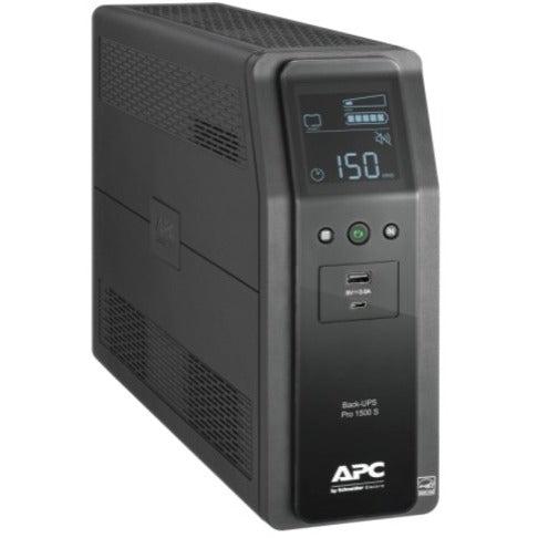 Line Interactive UPS - APC Back-UPS Pro 1500VA Tower AVR LCD | TecISoft BR1500MS2