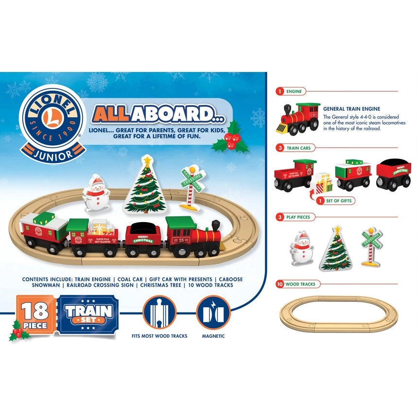 Lionel Junior Holiday Train Set - Deluxe Edition