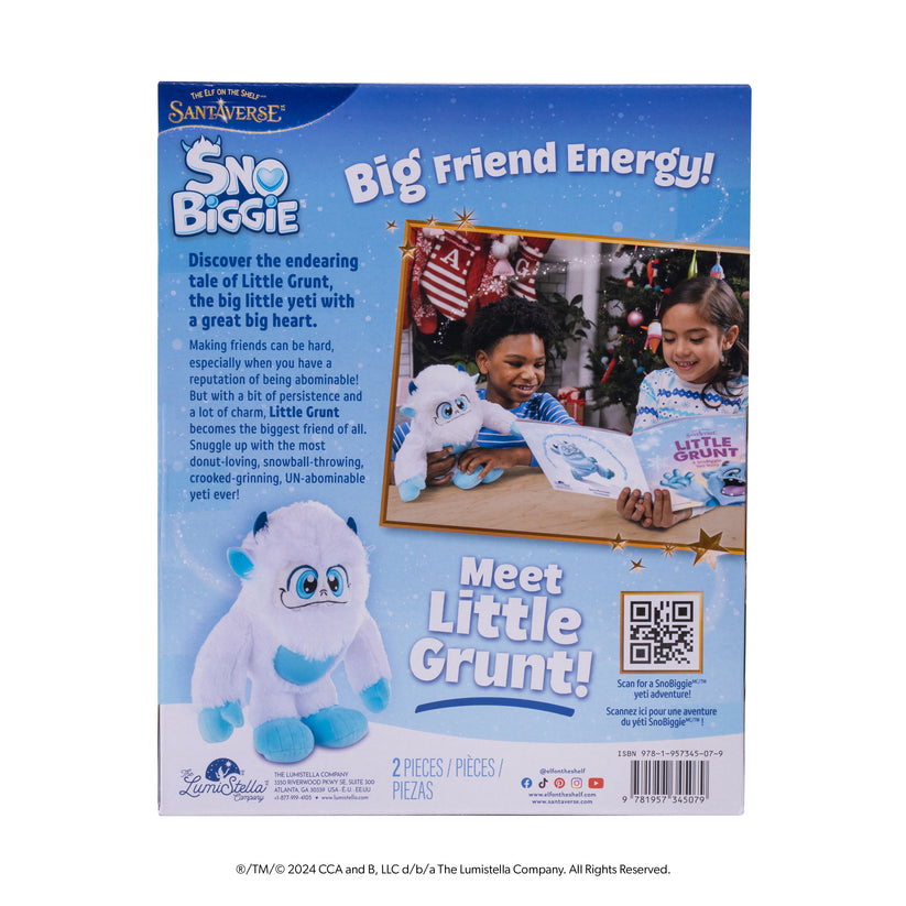 Little Grunt Plush Yeti and Book
