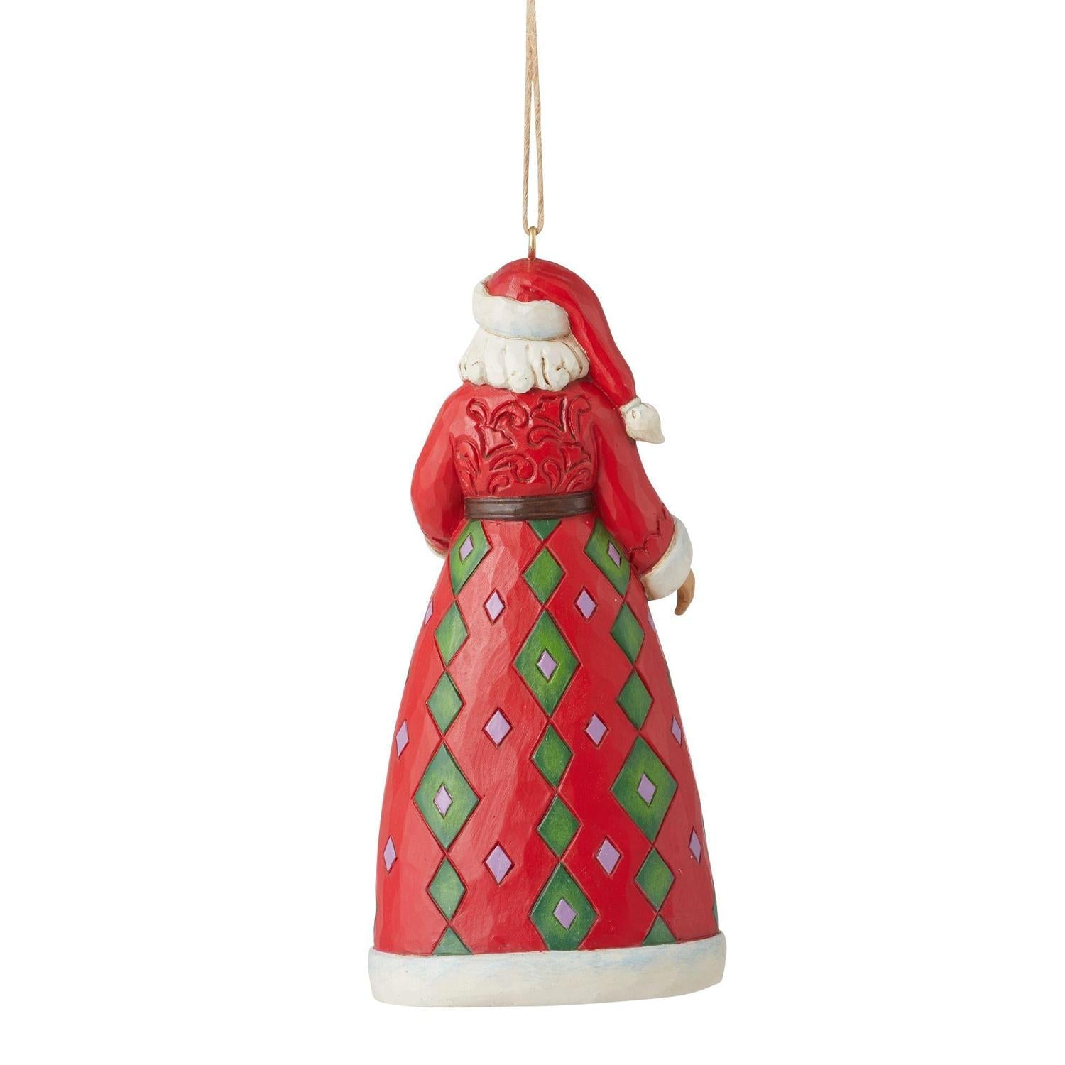 Little Town of Bethlehem Santa Ornament
