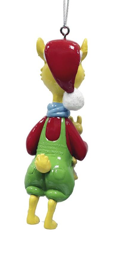 Llama Llama Mold Ornament - Holding Fuzzy Llama