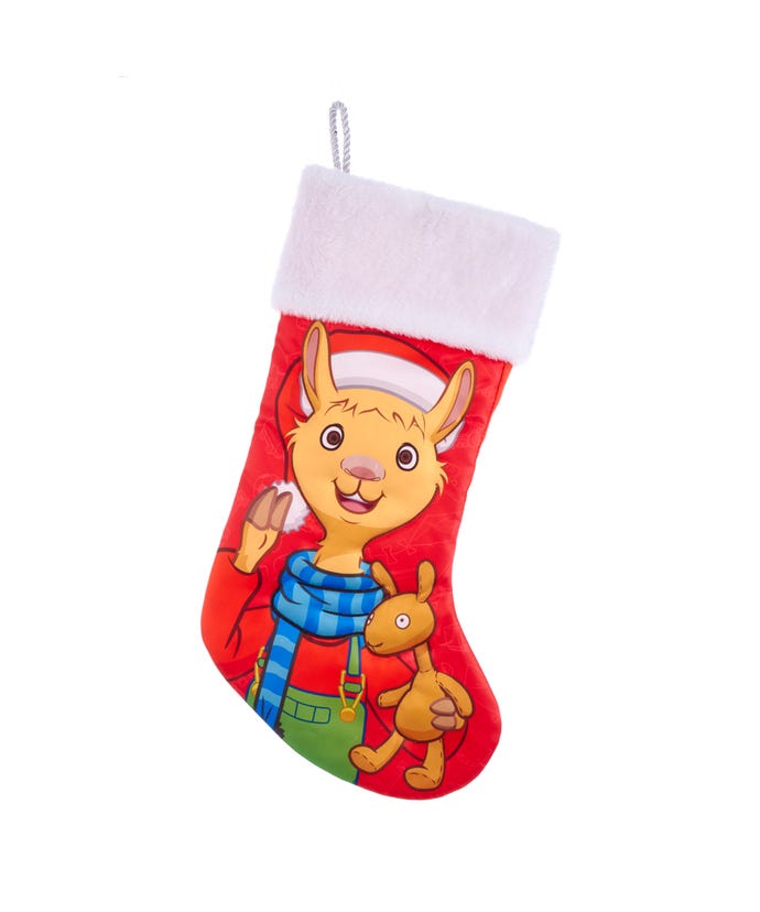 Llama Llama Red Printed Stocking