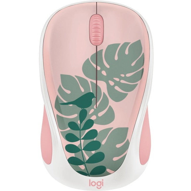 Logitech Design Collection Limited Edition Wireless Mouse with Colorful Designs - USB Unifying Receiver, 12 months AA Battery Life, Portable & Lightweight, Easy Plug & Play with Universal Compatibility - CHIRPY BIRD 910-006114