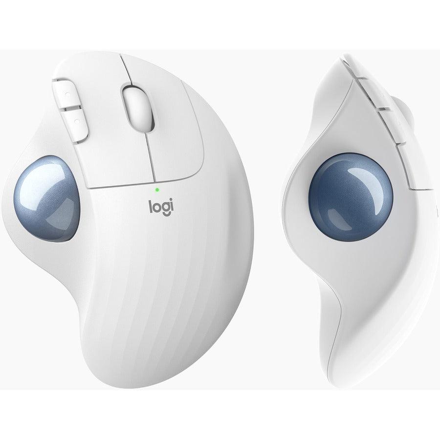 Logitech Ergo M575 for Business (Off-White) - Brown Box