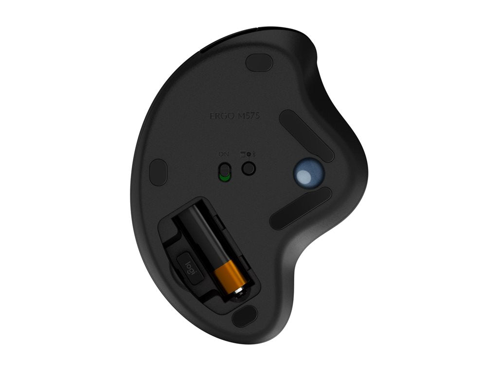 Logitech Ergo Series ERGO M575 - Trackball - optical - 5 buttons - wireless - Bluetooth, 2.4 GHz - USB wireless receiver